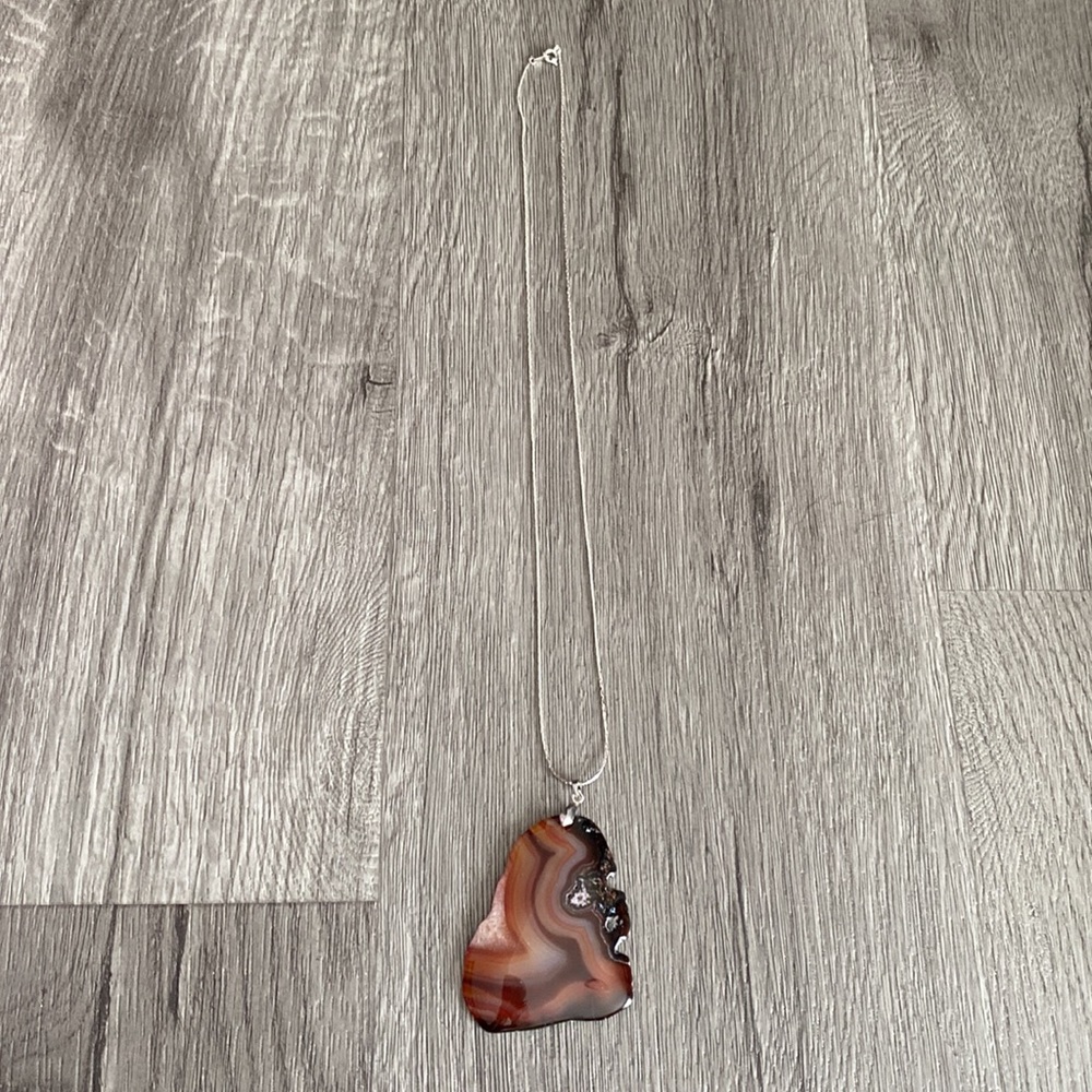 Womens Stone Necklace - Picture 2 of 5